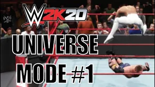 WWE 2K20 Universe Mode #1 - "AWKWARD START"