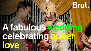 A fabulous wedding celebrating queer love