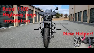 Rebel 1100 Highway pegs