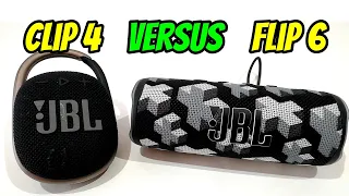 JBL CLIP 4 Vs JBL FLIP 6 BLUETOOTH SPEAKER SOUND TEST!!!