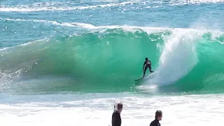 Surfers SCORE Trestles & Wedge BEFORE beaches close !!!