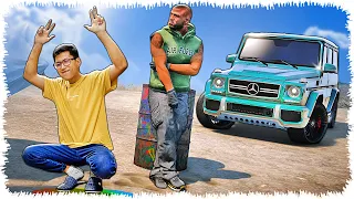 Джоннидың Қазақстаннан досы келді (GTA V)