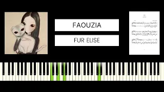 Faouzia - Fur Elise (BEST PIANO TUTORIAL & COVER)