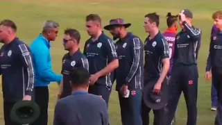 scotland players not handcheck with Sandeep Lamichhane