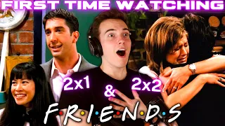 *OH RACHEL!!* Friends S2 Ep: 1 & 2 | First Time Watching | (reaction/commentary/review)