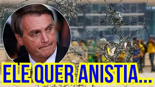 Com medo de ser preso Bolsonaro implora por anistia - Análise do Stoppa