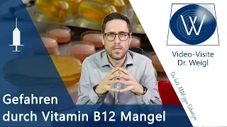 Vitamin B12 Mangel - Anzeichen, Symptome & Mythen rund um Krankheiten & Lebensmittel mit Cobalamin