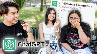 Using ChatGPT to ask UofT Students College Questions | Weird Encounters, Best Advices, etc.