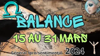 🌸Balance ♎ 15 au 31 MARS🧿 Nouveau horizon et une lumière sur votre chemin .✨2024