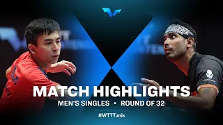 Ishiy Vitor vs Sharath Kamal Achanta | WTT Contender Tunis | MS | R32