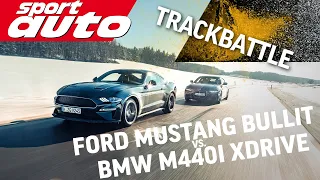 Ford Mustang Bullit vs. BMW M440i | Track Battle | Hockenheim-GP | sport auto