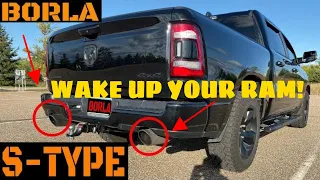 Ram 1500 5.7L Borla S-Type Catback Exhaust (2019+ 5.7 Hemi)