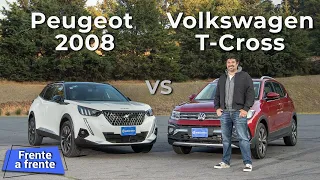 Peugeot 2008 2022 VS Volkswagen T-Cross 2022 - ¿Cuál camioneta es la mejor elección? | Autocosmos
