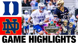 #1 Duke vs Notre Dame Lacrosse Highlights NCAA CHAMPIONSHIP | 2023 College Lacrosse | Men's Lacrosse