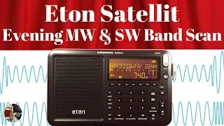 Eton Gundig Edition Satellit Shortwave & MW Evening Band Scan