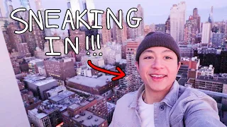 SNEAKING into a SECRET NYC ROOFTOP