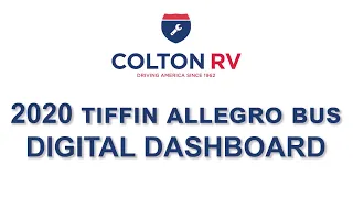 How it Works: New Tiffin Allegro Bus Digital Dash Board Display