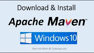 Download and Install Maven on Windows 10