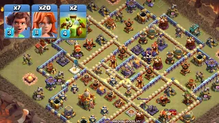 NEW TH16 ATTACK STRATEGY - ROOT RIDER + VALKYRIE + OVERGROWTH SPELL - BEST TH16 ATTACK STRATEGY 2024