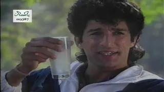 Wasim Akram Ad of Rafhan Glucose from 1991