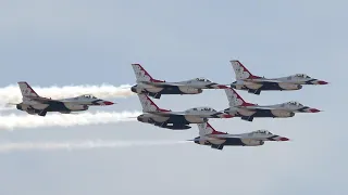 2020 USAF Thunderbirds at Nellis AFB (with scanner audio)