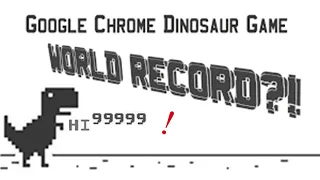 🔴  Google dinosaur game World Record Live  | Breaking Record