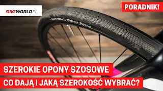 Szerokie opony do roweru szosowego: co dają i jakie wybrać?