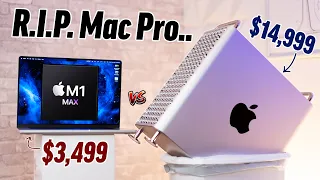 16" M1 Max MacBook Pro vs $15,000 Mac Pro: Embarrassing..
