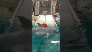 GTA 5 Spider-Man Saves Dolphin From Venom #shorts #viral #trending #gta5