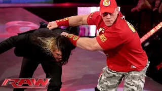 Dean Ambrose taunts Seth Rollins: Raw, Sept. 29, 2014