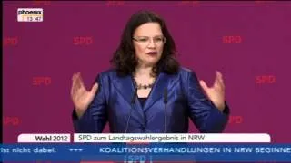 Landtagswahlen in NRW: Pressekonferenz der SPD