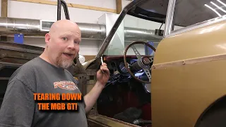 TEARDOWN!!! MGB Restoration Disassembly and TON OF RUST!