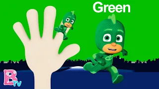 PJ MASKS Colours FINGER FAMILY Nursery Rhymes & Kids Songs