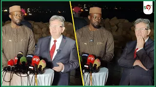 Revivez l'Intégralité de la déclaration conjointe entre Sonko & Mélenchon à l'Hotel Azalaï