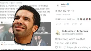 Drake's Old Tweets Resurface Of Pedophilia + Video of Him " Fondling " 16 Year Old!