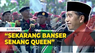 Jokowi Kagum ke Banser NU: Sekarang Banser Sudah Senang Queen