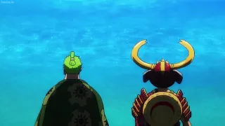 Zoro comforting his Captain worrying about Jimbei still not coming back