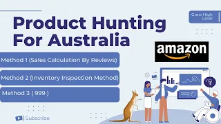 How to Find Profitable Product for Amazon Australia | Amazon Australia Product Research Methods
