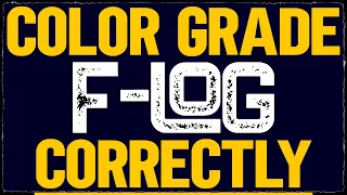 Color Grade Fuji F-Log Correctly in DaVinci Resolve | FREE and EASY