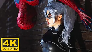 Amazing Spider-Man Cheating on MJ with BLACK CAT 4K ULTRA HD - PS5 Spider-Man Remastered