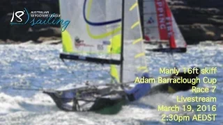 16 Footers Club Championship Race 7 19/3/2016