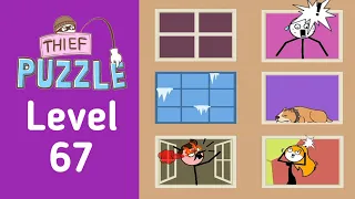 Thief Puzzle Level 67 - funny Stickman - Gameplay Walkthrough -Game New Android