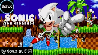 [TAS] White Sonic in Sonic 1 Remade | First 2 Zones | By Sonx | in 3:54