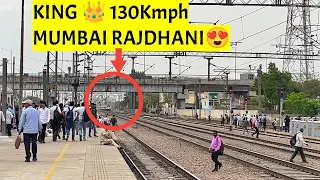 Tremendous 130kmph WAP5 Swarna Jayanti+ Duronto+ Sampark kranti attacks Palwal kmph-Indian Railways