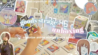 aesthetic vlog🧸🎈huge anime manga goods strage+unboxing🛒spy family,my hero academia,jujutsu kaisen