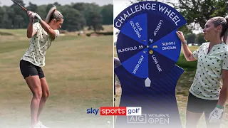 Carly Telford and MORE take on the AIG Women's Open Golf Wheel Challenge! | Ep 1 ⛳