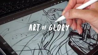 Нарисувах корица на книга + изненада | Art of Glory #4