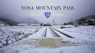 Driving Snowy Backroads from Kyoto to Hyogo, Japan