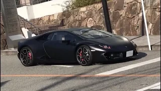 爆音V10サウンド‼ランボルギーニ ウラカン  空吹かし、加速サウンド‼  Lamborghini Huracán LP580-2