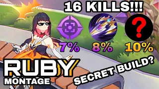 16 KILLS BY RUBY NI IKANJI | RUBY MONTAGE | RUBY BEST BUILD 2023 | ikanji | MOBILE LEGENDS